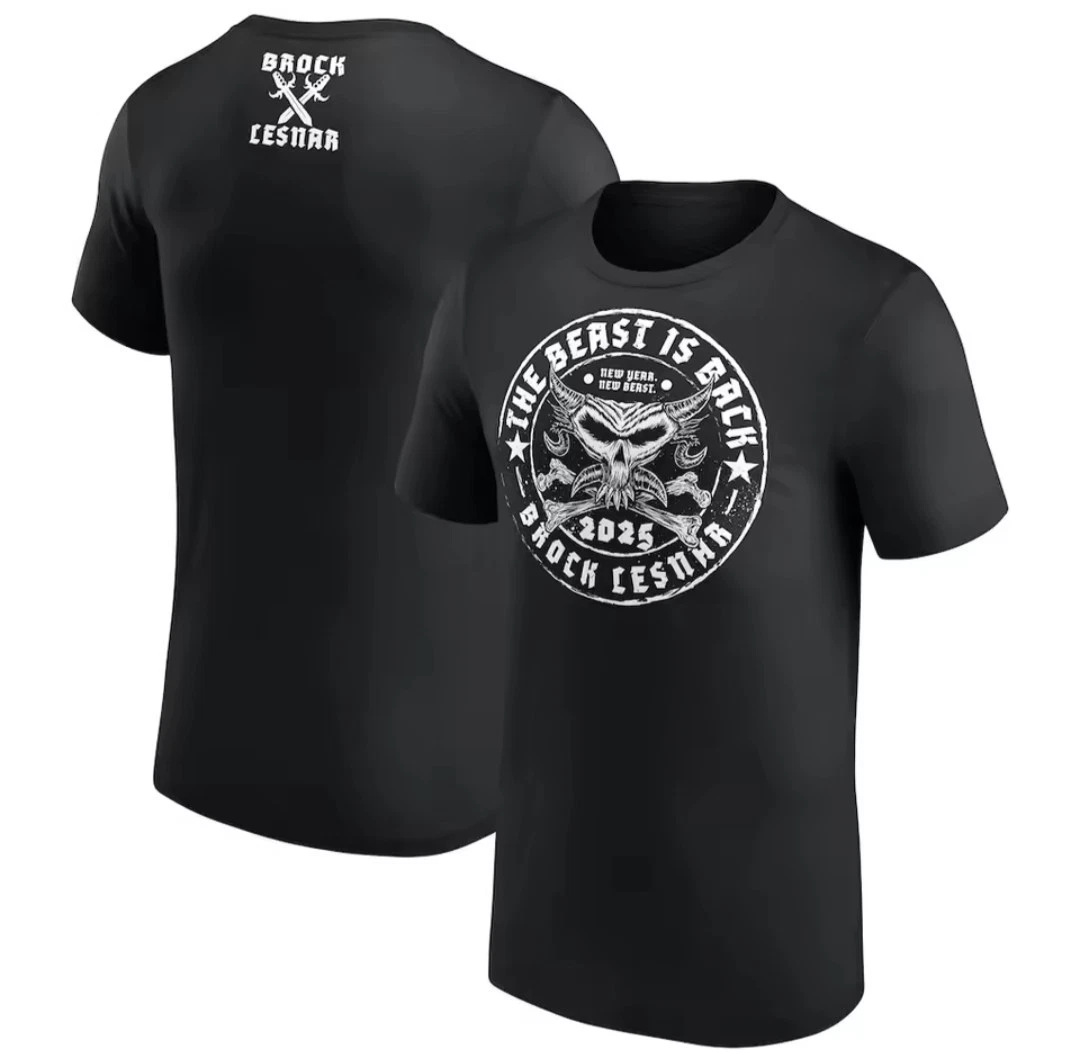 Brock Lesnar T‑Shirt 100% Cotton | WWE Beast Incarnate Tee | UK Seller Fan Merch