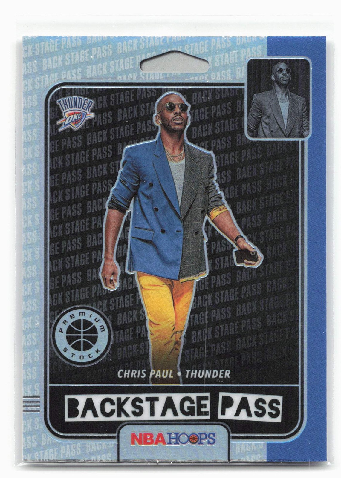 2019-20 Hoops Premium Stock #2 Chris Paul Backstage Pass Holo