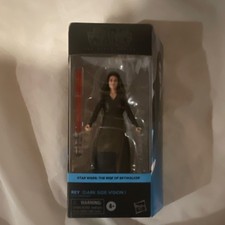Hasbro Star Wars Rey  Dark Side Vision  Black Series Rise of Skywalker Figure