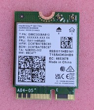 Intel Killer Wi-Fi 7 x Be1750 2230 BE Nic Wi-Fi 5800 Mbps BE200.NGWG.NVX