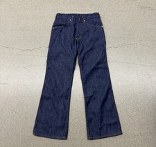 True Vintage 70 s Men s Bell Bottom Flare Scovill Zip Dark Wash Denim 29x29