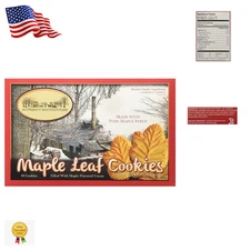 14oz Maple Leaf-Shaped Cookies - 2 Pack for Birthdays and Anniversaries