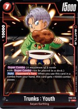 Trunks : Youth Battle Normal Saiyan's Pride FB08 FB08-016 Dragon Ball TCG
