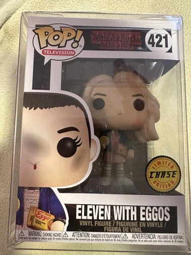 Funko Pop! Vinyl: Stranger Things - Eleven with Eggos (Chase) #421