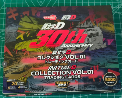 Tarmac Initial D White /50 Red /125 トレカ Pre 2026 Tarmac Cards Initial D Collection Hobby Box 30th