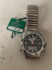 Mondia by Zenith Hi-Tension Quartz Chrono ana dig cassa acciaio anni 90 tag NOS