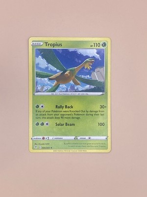 Pokemon TCG Tropius 006/203 Evolving Skies Regular Rare