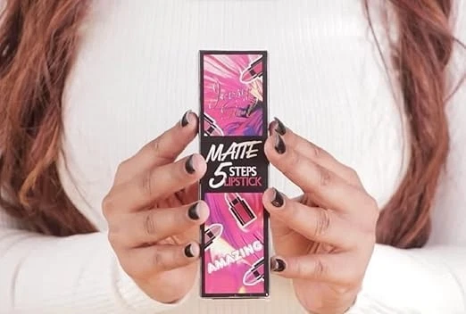 FASHION COLOUR 5-in-1 Lipstick | Long Lasting | Matte Finish| | Compact & Easy t - Image 4 of 4