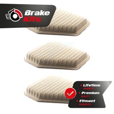 Engine Air Filter (3 Pack) For 2009-2012 Toyota Corolla 2006-2012 RAV4