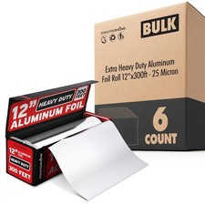Stock Your Home Extra Heavy Duty Aluminum Foil Roll 12