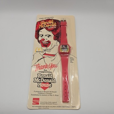 The Official Ronald McDonald Watch 1984 - New In Sealed Package | eBay