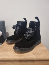 Dr Martens Velvet Boots Uk6 Excellent Condition