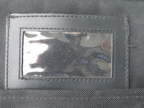 Leeds Black Canvas Laptop Briefcase Bottle Commuter Cross Body Bag MAersk - Picture 6 of 24