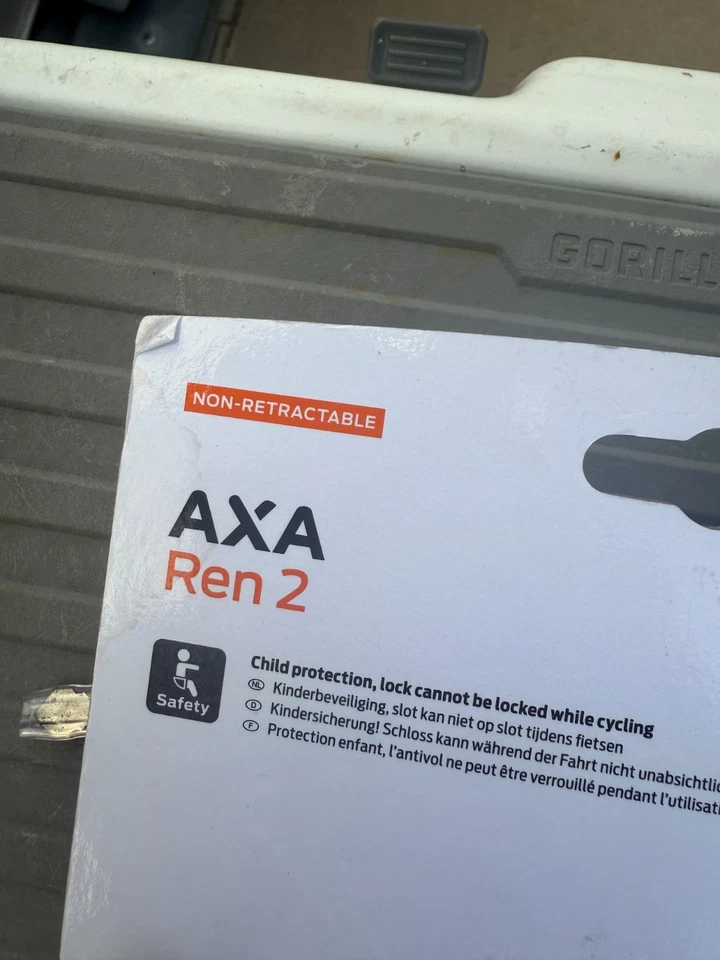 Bloqueo antirrobo marco de acero estándar AXA Ren 2 60 mm Foto 4 de 4