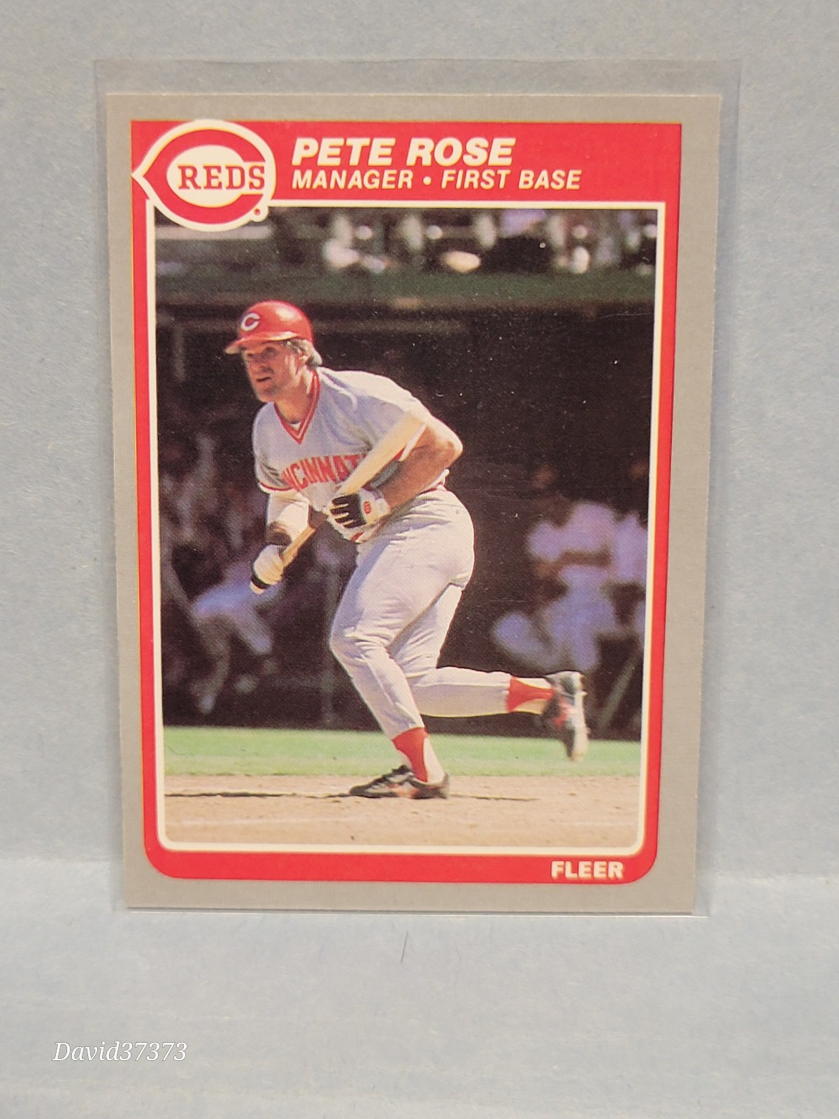 1985 Fleer - Pete Rose #550
