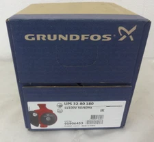 GRUNDFOS UPS 32-80 180 1x100V 50/60Hz Hot Water Circulation Pump Unused Storage