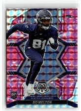 Bo Melton 2022 Panini Mosaic Mosaic Camo Pink Seattle Seahawks Rookie #348