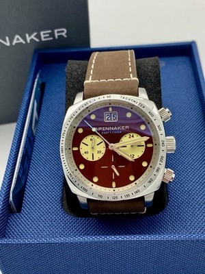 Spinnaker Hull Stainless Steel 42mm Japanese Quartz Chronograph Wristwatch