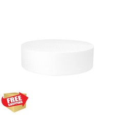 O'CREME Polystyrene Dummy Cake 9" Diameter Round Decorating Display
