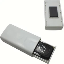 Magnetic Key Box Hide Holder Strong Magnet Car Safe Emergency White