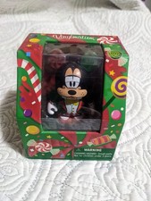 DISNEY Vinylmation 3" Park Set 1 Very Merry Christmas Party Goofy Figurine *New