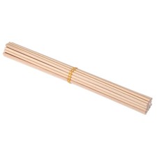 1/5 x 12 Inch Wooden Dowel Rod 30 Pcs Wood Dowels for Craft, Natural Color