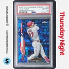 2020 TOPPS CHROME UPDATE SAPPHIRE #U-243 MIKE TROUT PSA 10