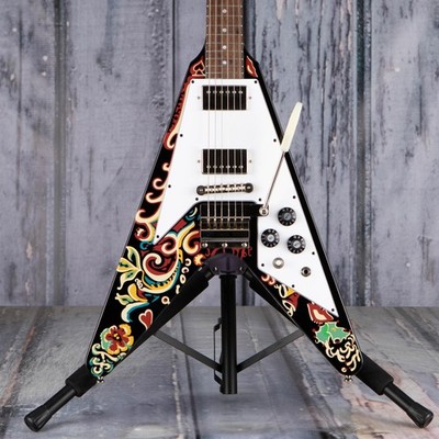 Used Epiphone Jimi Hendrix ''Love Drops'' Flying V, Ebony
