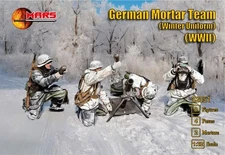 MARS 32051 WORLD WAR II GERMAN MORTAR TEAM (WINTER UNIFORM) (GRAY) 1:32