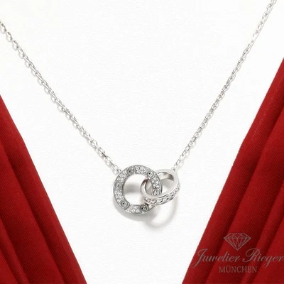 Cartier Love Collier Diamanten Brillanten Weissgold 750 B7216300 2014 Kette Gold - Bild 1 von 4
