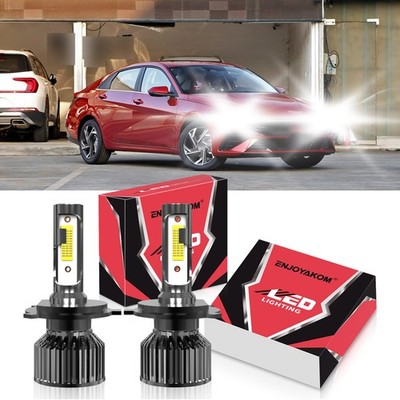 For Hyundai Elantra 1999-2000 LED Headlight High Low Beam Bulbs Kit 6000K White