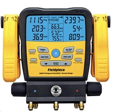 Fieldpiece SM382V Wireless 3 Port SMAN Refrigerant Manifold Digital HVAC Gauge