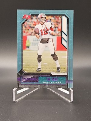 2020 Playbook Tom Brady PURPLE PARALLEL card #87 Buccaneers Patriots
