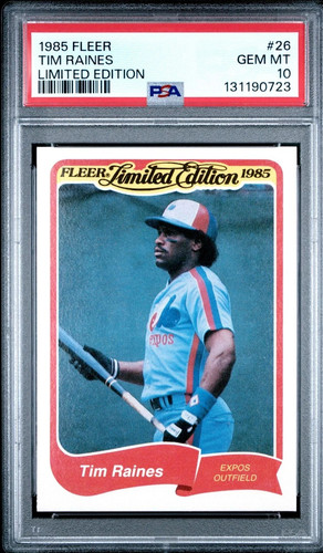 1985 Tim Raines #26