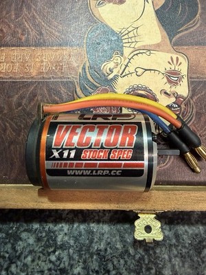 LRP Vector X11 BRUSHLESS Motor!! Tested ! Works !! Stock Spec 13.5 T