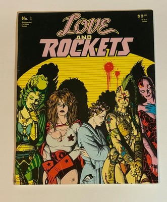 Love And Rockets #1 2nd Print (1982 Fantagraphics) Rare Comic, Magazine-Size