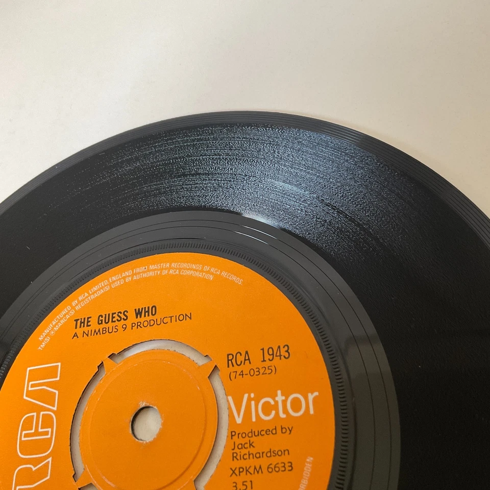 The Guess Who - American Woman / No Sugar Tonight - 7" Vinyl Single EX 1970 RCA - Image 3 of 4