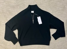 VARLEY Woman  s black Davidson half zip Sweatshirt/pullover, SZ XS, BNWT 