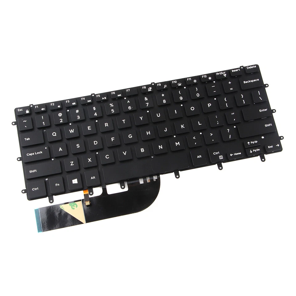 Novo teclado dos EUA com luz de fundo para Dell XPS 15 9550 9560 9570 7590 GDT9F 0GDT9F - Imagem 4 de 4