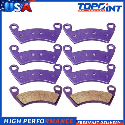 Fits Polaris High Lifter Edition EPS RZR XP 1000 Brake Pads Front & Rear