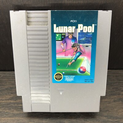 Lunar Pool (Nintendo Entertainment System NES, 1987) Authentic! Tested!