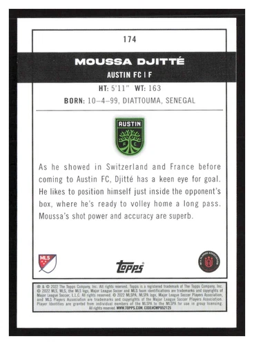 2022 Topps MLS #1-200 Base cards Pick Your Card(s) Complete Your Set - Picture 305 of 347