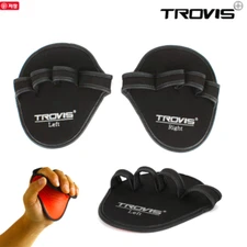Trovis Neoprene Weight Lifting Grips Gym Training Grip Pads Gloves Fitness