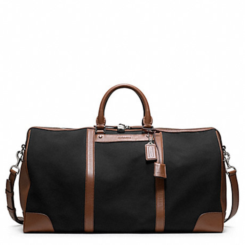 coach bleecker backpack fawn NWT COACH BLEECKER CABIN BAG IN CANVAS SILVER FAWN BLACK F93259