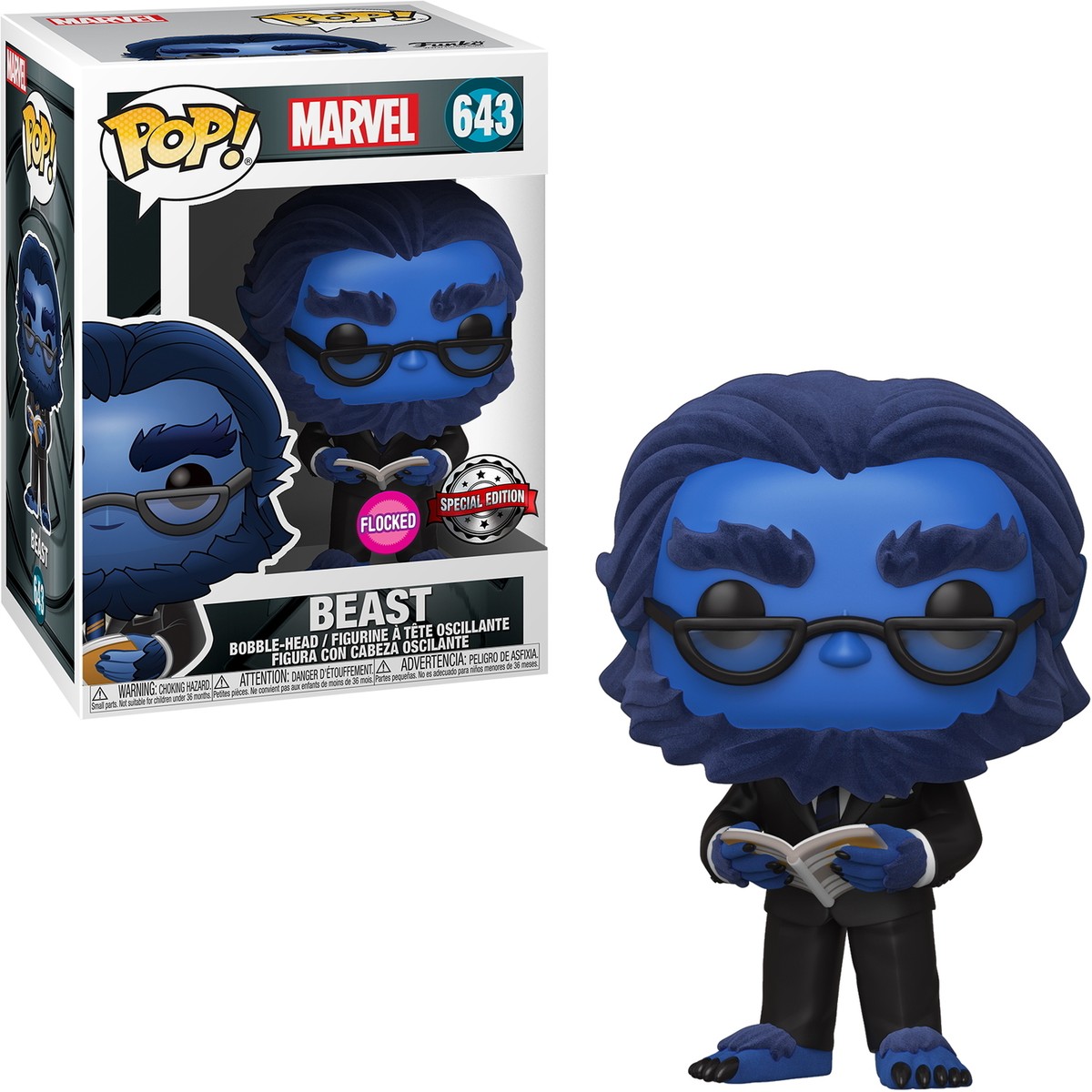 Marvel - Beast 643 Flocked Special Edition - Funko Pop! - Vinyl