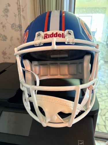 D. J. LAGWAY FLORIDA GATORS SIGNED BLUE MATTE FULL SIZE HELMET I WON'T BACK DOWN - Picture 4 of 5