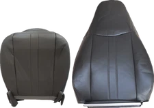 Driver or Passenger Bottom Top Seat Cover Dark Gray For 2003-2014 Chevy Express