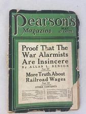 Pearson’s Magazine May War Alarmists Old Time Advertisements P5