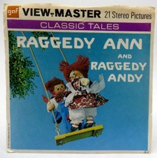 View-Master B406, Raggedy Ann  Raggedy Andy Classic Tales Children's 3 Reel Set