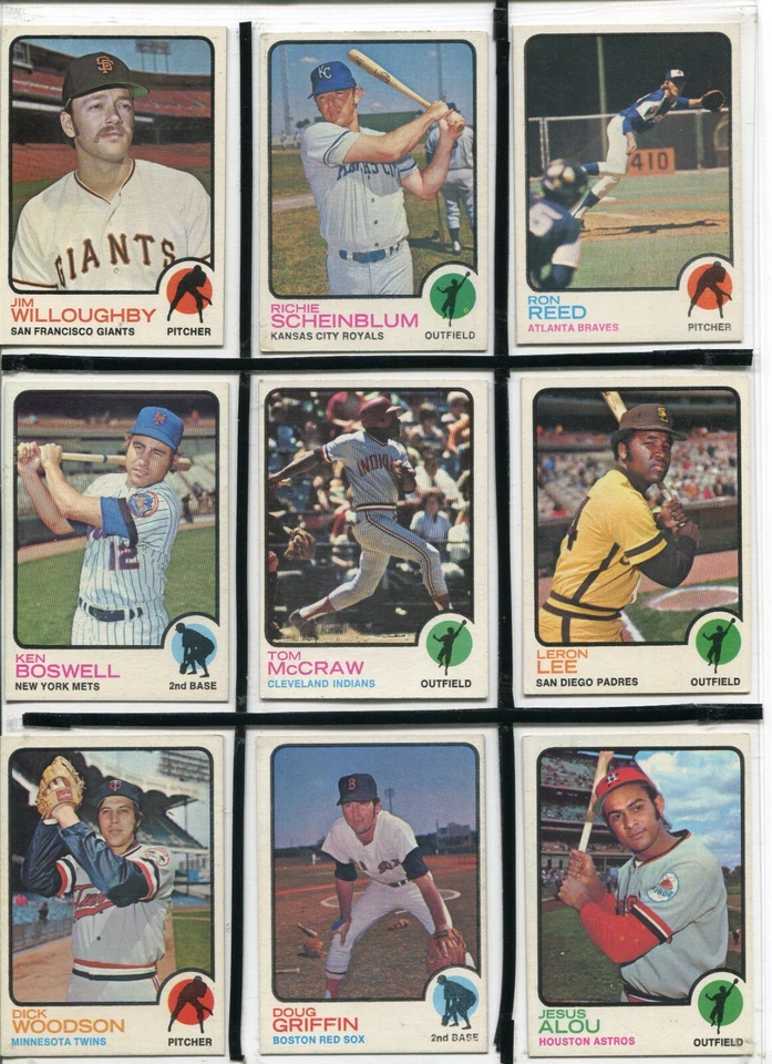 * Z - 1973 Topps 28 карт лот: Джим Палмер, Спарки Лайл, Майк Торрес, Рон Рид и т.д. - Изображение 3 из 4